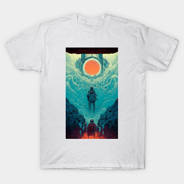 Into The Portal T-Shirt by ozencmelih